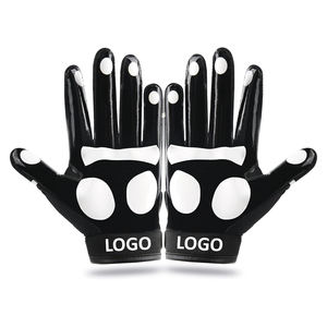 Guantes de Receptor de Silicona Profesionales de Palma Completa, Elásticos y Antideslizantes para Fútbol con Logotipo Personalizado, Gran Venta - Product Image 5