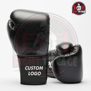 ถุงมือชกมวยหนังวัวแท้ ดีไซน์เฉพาะตัว สีดำ ปี 2025  คุณสมบัติ ดูดซับแรงกระแทก น้ำหนักเบา สำหรับ - Product Image 2