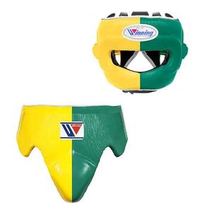 Ensemble de boxe personnalisé de haute qualité en cuir véritable, nouveau design, ensemble d'entraînement bicolore - Product Image 2