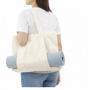 Sac de yoga en coton de haute qualité avec logo imprimé personnalisé Nouveauté Prix ​​bas Sac de yoga en coton à vendre - Product Image 3