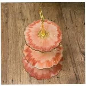 Customized 3-Tier Round Coaster Stand Epoxy <b>Resin</b> Silicone Tray <b>Molds</b> for Cake Dessert Cake Tools - Product Image 2