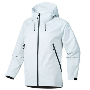 Haute veste de sécurité imperméable coupe-vent hiver respirant qualité PU enduit coton vêtements personnalisables - Product Image 4