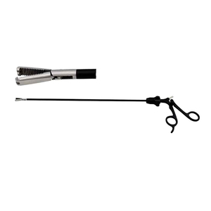 Pinces rétractables à griffes en acier inoxydable de 5 mm et 45 cm, forceps manuel à action simple, instrument chirurgical laparoscopique pour cliniques - Product Image 2