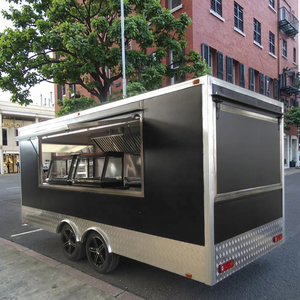 Chariot de cuisine mobile personnalisé aux normes américaines Remorque de restauration rapide multifonctionnelle pour hamburgers Hotdogs-220V à café - Product Image 6