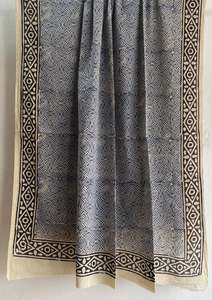 Jaipur bloque de mano impreso 100% bufanda de algodón Jaipur tradicional hecho a mano bufanda transpirable Boho Chic hecho a mano suave bufanda de algodón - Product Image 4