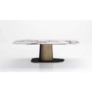 Aviator Keramik Modern Lift <b>Dining</b> <b>Table</b> Metal Extendable <b>Foldable</b> and Adjustable Desk for Home or Office Use - Product Image 4