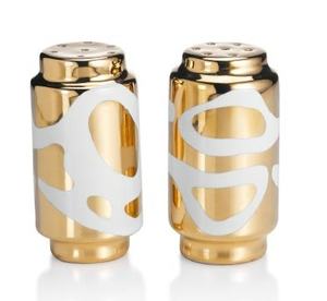 Salières et poivrières en métal, essentiels modernes pour la cuisine et la salle à manger, pot à épices doré pour la décoration de table de ferme - Product Image 6