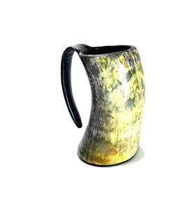 Jarra de Cuerno Natural de Alta Calidad con Asa, Diseño Moderno, Aislamiento Térmico para Beber Directo, para Cerveza, Vino, Hidromiel y Cerveza Artesanal - Product Image 3