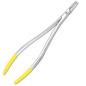 Soporte de aguja de acero inoxidable delicado Langenbeck Base de instrumento quirúrgico aprobado por CE e ISO - Product Image 1