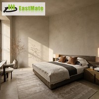 Ensemble de mobilier d'hôtel de luxe italien sur mesure pour suite présidentielle, canapé de salon, lit de chambre principale, bois, appartement, villa