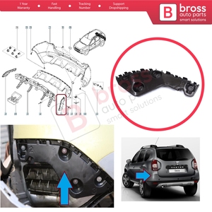 BSP1232-1 ขายึดกันชนหลังซ้ายสำหรับดัสเตอร์ MK1 HS 2010-2017 622210009R - Product Image 5