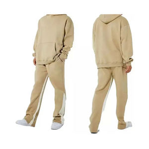 Conjunto Deportivo de Dos Piezas MOVATEXTILE Nuevo de Alta Calidad para Invierno con Capucha, Estampado, Color Sólido, Lavado Ácido, 100% Algodón - Product Image 5