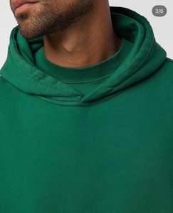 Sweat à capuche Heavyweight Blank Streetwear Graphic Vintage Oversized print Plus Size Heavy Weight coton - Product Image 4