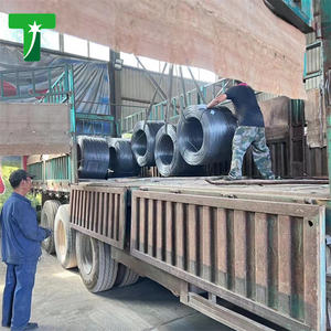 ייצור חומר גלם עבור מסמר ביצוע 5.5 מ "מ 6.5 מ" מ q195 מוט חוט פלדה - Product Image 3