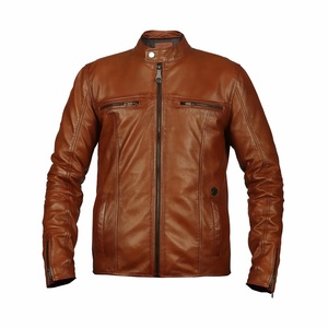 Concevez vos propres vestes en cuir à la mode Veste en cuir pour hommes de haute qualité au meilleur prix Veste en cuir à manches longues - Product Image 3