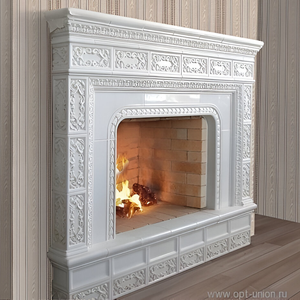 Vente en gros de manteau de cheminée en marbre, pierre de qualité supérieure, design élégant sculpté à la main, approvisionnement d'usine d'exportation mondiale - Product Image 3