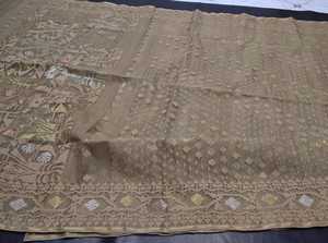 Calidad de exportación exclusiva Deshi Dhakai Jamdani Sharee para mujer JAMDANI FABRIC Blue GREEN Golden Sky Blue de Bangladesh - Product Image 6