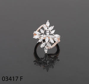 Marquise Bloom Anillo de diamantes en anillo de oro de 14 quilates para mujer Oro de 14K/18K para IGI Certificado para fiestas - Product Image 2