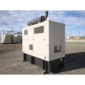 Groupe électrogène diesel industriel triphasé d'occasion 180 kW 480 V, étanche, pour alimentation de secours commerciale - Product Image 2