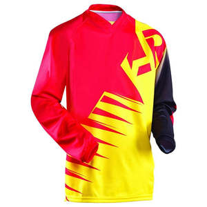 Conjunto Completo de Motociclismo, Ropa de Carreras Automovilísticas Unisex, Trajes de Motocross con Tela Transpirable Sublimada para Motocross - Product Image 2
