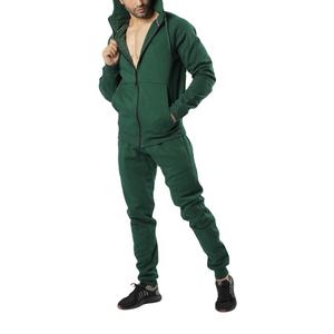 2024 haute qualité hommes grande taille formation Jogging fermeture éclair sweats à capuche confortable deux pièces ensemble imprimé survêtements respirant personnalisé - Product Image 1