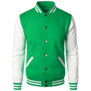 Precio barato ligero Letterman chaqueta logotipo impreso personalizado hecho en fábrica Universidad lettermen chaqueta para los hombres - Product Image 1