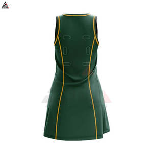 Vente en gros d'uniformes de netball conception gratuite robe à séchage rapide uniforme de netball pour femmes de qualité supérieure en stock uniforme de netball de qualité supérieure - Product Image 2