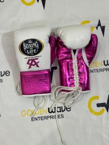 Guantes de Boxeo de Cuero Premium No Boxing No Life, Guantes de Entrenamiento y Sparring Duraderos de Alta Calidad - Product Image 5