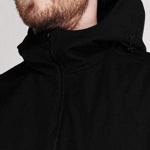 Chaqueta ligera de concha suave a la moda para exteriores, chaqueta cortavientos con capucha deportiva informal de alta calidad hecha por BS para hombres 2026 - Product Image 5