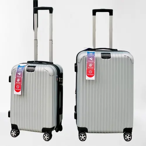 ABS קליפה קשה קל משקל עגלת מזוודת מזוודות 20/24/28 סנטימטרים מזוודה
