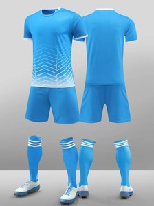 Garçon fille Fans chemise de Football hommes et enfants maison jeux extérieurs maillots de Football Kits à manches courtes uniforme vêtements d'entraînement - Product Image 6