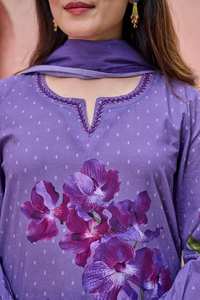 Venta al por mayor de ropa India pakistaní algodón impreso Digital Kurti Bottom Dupatta Casual Party Wear catálogo completo disponible - Product Image 6