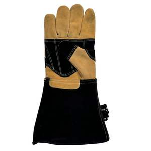 Venta caliente Mayoristas Mano Trabajo Seguridad Soldador Vaca Split Cuero Guantes de soldadura Mano y protección Protección para hombres - Product Image 5