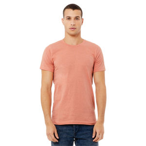 Airlume-Camiseta de manga corta CVC Unisex, Camiseta de algodón peinado y anillo, 52% poliéster, 32, 48% oz, brezo Prism, atardecer, 4,2 - Product Image 1