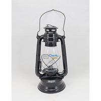 Lanterne marine vintage en fer noir de 32 cm, style bateau, lampe à huile suspendue faite à la main, objet de décoration intérieure, collection nautique antique