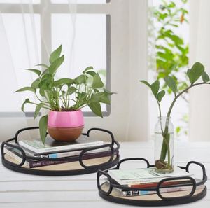 Bandeja de cesta de alambre y madera para el hogar, utensilios de cocina de alta calidad para uso en Hotel, restaurante, Bar, Decoración de mesa hecha en la India, 2023, venta al por mayor - Product Image 6