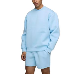 Sudadera de Alta Calidad en Felpa de Poliéster/Algodón, Cuello Redondo, Corte Regular, con Logotipo Personalizado Bordado, 2026 - Product Image 3