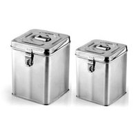 Ensemble de boîtes de cuisine en métal conteneurs de stockage des aliments/3 pièces de luxe ensemble de boîtes de cuisine café sucre thé pots de stockage