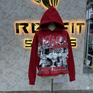 เสื้อฮู้ดสวมหัวสำหรับผู้ชายเสื้อฮู้ดแบบกำหนดเองพิมพ์ลาย - Product Image 1