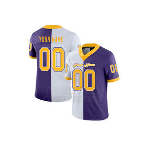 Camiseta de fútbol americano hecha a medida de la mejor calidad para hombres y jóvenes, manga corta, transpirable, de talla grande - Product Image 5