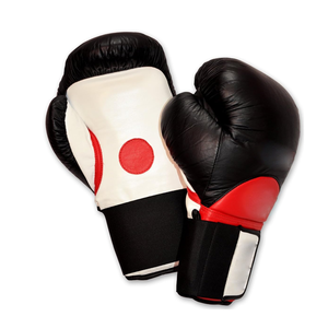 Gants de boxe professionnels avec cuir de vache véritable personnalisé, ensembles de boxe sportifs, gants de boxe respirants personnalisés pour l'entraînement - Product Image 3