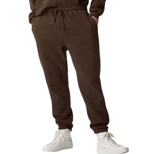 กางเกงวอร์มผ้าฝ้ายพื้นฐานสีน้ำตาลสำหรับผู้ชายกางเกงวิ่งออกกำลังกายสีเทา - Product Image 1