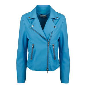 Chaqueta de cuero genuino de primera calidad con diseño elegante Costura duradera Ajuste cómodo. Para ropa informal o formal Talla XS - Product Image 1