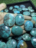 Pierres précieuses en turquoise Tibbati naturelle de qualité supérieure AAA+ 100 %, taille personnalisée, pierres brutes pour la fabrication de bijoux