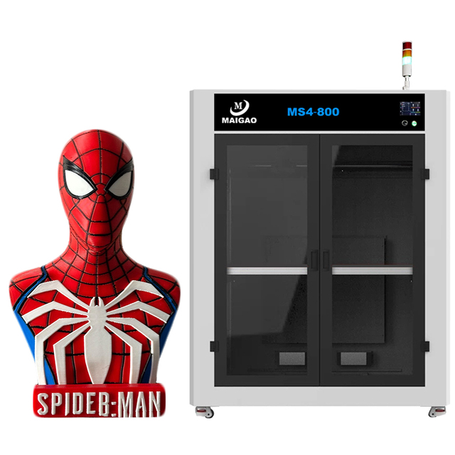 Maigao MS4-800 Special Offer Big 800mm Four Colors 600mm/s High Speed Sculpture Portrait Industrial 3d Printer