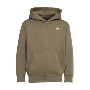 Sweat à capuche en molleton surdimensionné pour hommes avec fermeture à glissière Logo personnalisé Options multicolores Manteau à capuche à la mode pour l'hiver vente en gros - Product Image 2