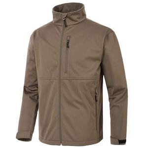 Veste Softshell Sport Homme Haute Qualité Personnalisable Vente en Gros Coupe-Vent Élégant pour Extérieur avec Col Montant Logo Avant OEM ODM 2026 - Product Image 4