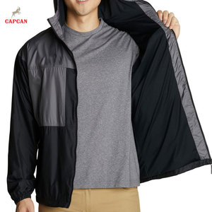 Hot Selling Hooded Canvas Winter Windbreaker <b>Jacket</b> for <b>Men</b>-Eco-Friendly <b>Lightweight</b> with Front Logo - Product Image 5