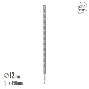 Punta da trapano Wolfpack SDS Plus con 8 aree di taglio, appositamente progettata per cemento armato, 0/12 x 450 mm. - Product Image 2