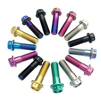Vis en titane système métrique Gr5 M5 M6 M8 M10 M12 M14 à tête hexagonale Torx à bride DIN912 Vis en alliage